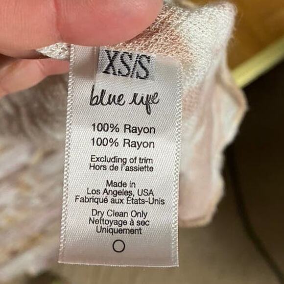 Blue Life Tie Dye Spiral Oversized Lightweight Knit Poncho Cover Up - Picture 7 of 8